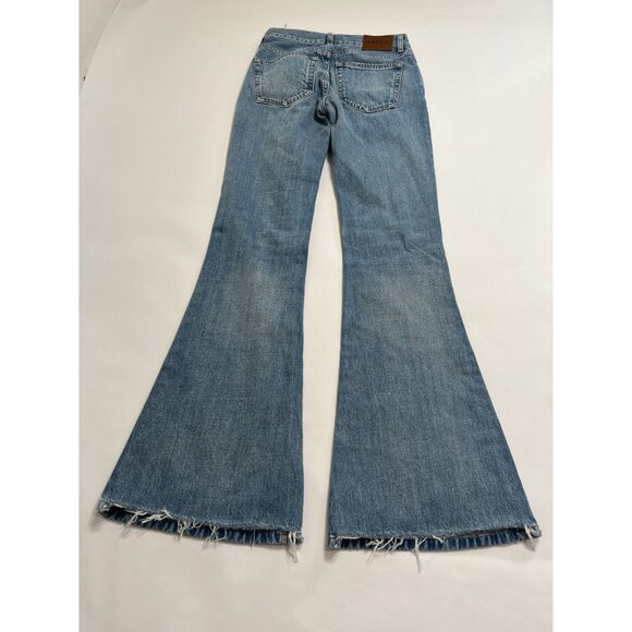Etica Atlanta Mid Rise Flare Jeans in Peachtree - Picture 4 of 6
